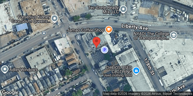 Aerial map of 177-08 LIBERTY AVENUE, Queens