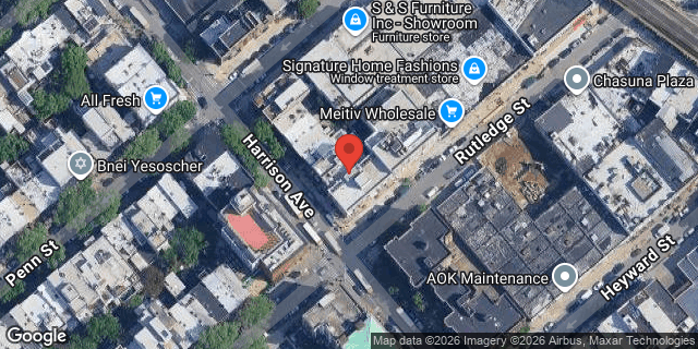 Aerial map of 59 HARRISON AVENUE, Brooklyn