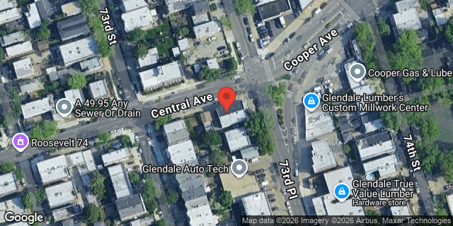 Aerial map of 72-02 73 PLACE, Queens
