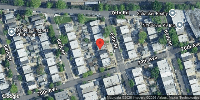 Aerial map of 69-14 69 STREET, Queens
