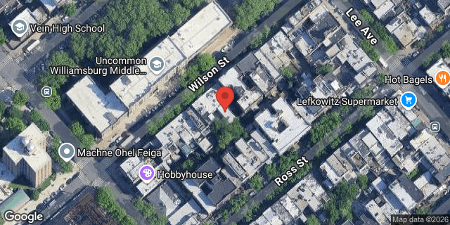 Aerial map of 152 WILSON STREET, Brooklyn