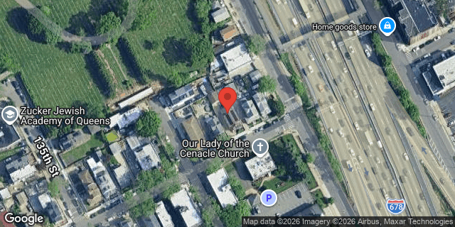 Aerial map of 136-11 87 AVENUE, Queens