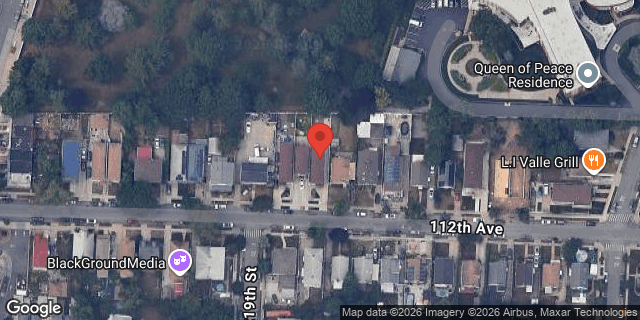 Aerial map of 219-05 112 AVENUE, Queens