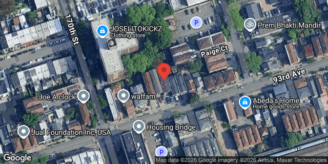Aerial map of 170-19 93 AVENUE, Queens