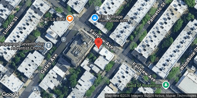 Aerial map of 686 FAIRVIEW AVENUE, Queens