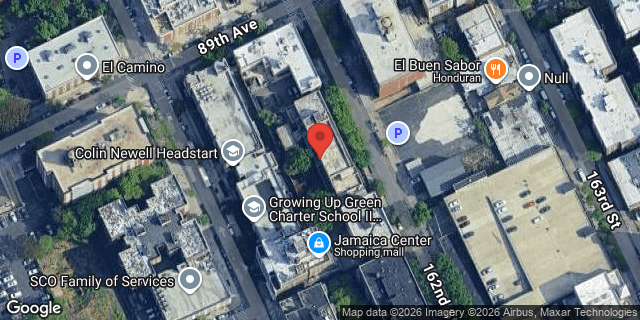Aerial map of 89-12 162 STREET, Queens