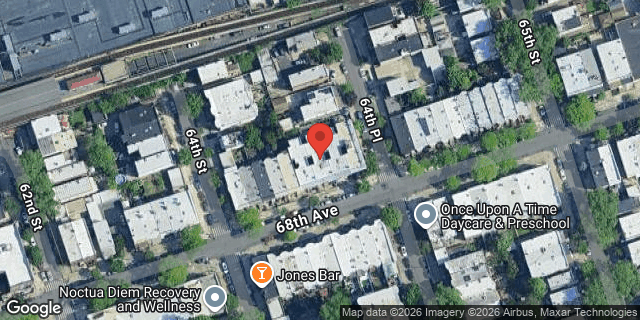 Aerial map of 64-13 68 AVENUE, Queens