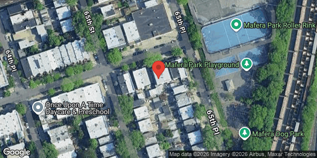 Aerial map of 65-12 68 AVENUE, Queens
