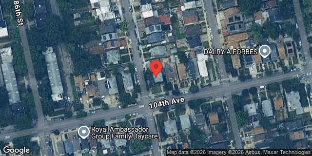Aerial map of 187-03 104 AVENUE, Queens