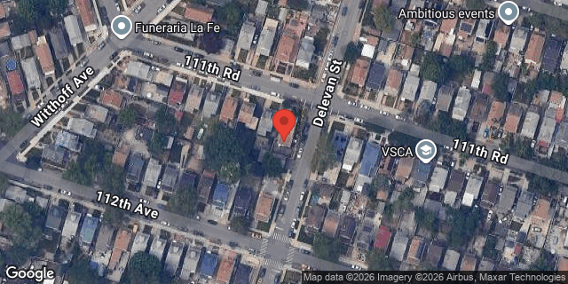 Aerial map of 214-30 111 ROAD, Queens