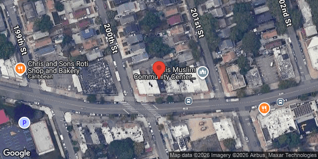 Aerial map of 200-07 HOLLIS AVENUE, Queens