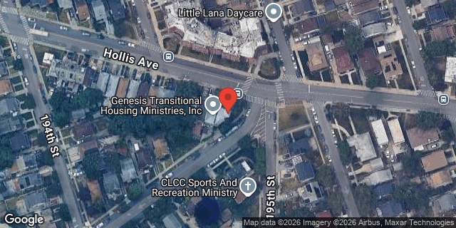 Aerial map of 195-14 HOLLIS AVENUE, Queens