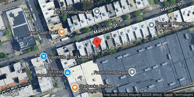 Aerial map of 61-20 MADISON STREET, Queens