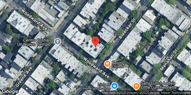 Aerial map of 513 WOODWARD AVENUE, Queens