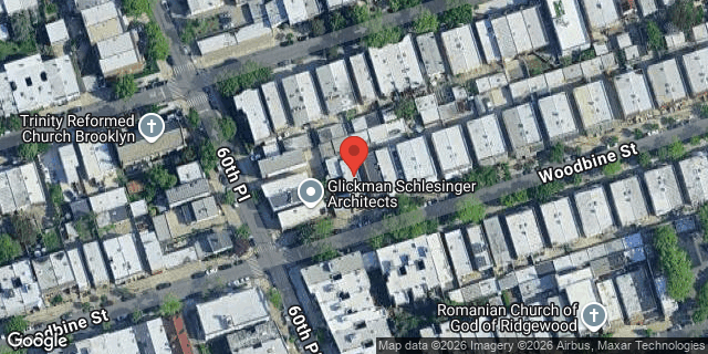 Aerial map of 60-11 WOODBINE STREET, Queens