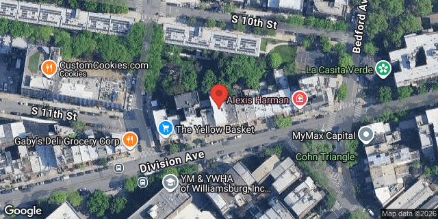 Aerial map of 83 DIVISION AVENUE, Brooklyn