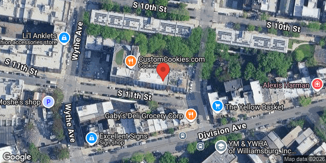 Aerial map of 65 SOUTH 11 STREET, Brooklyn
