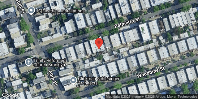 Aerial map of 60-24 PALMETTO STREET, Queens