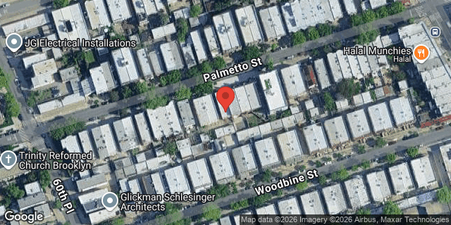 Aerial map of 60-38 PALMETTO STREET, Queens