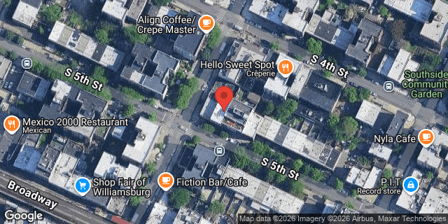 Aerial map of 379 SOUTH 5 STREET, Brooklyn