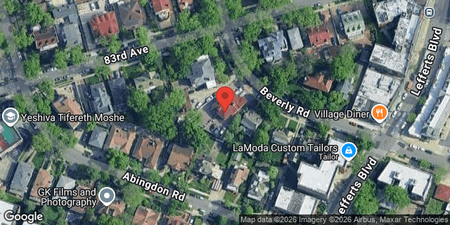 Aerial map of 83-12 BEVERLY ROAD, Queens