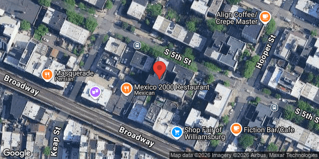 Aerial map of 366 SOUTH 5 STREET, Brooklyn