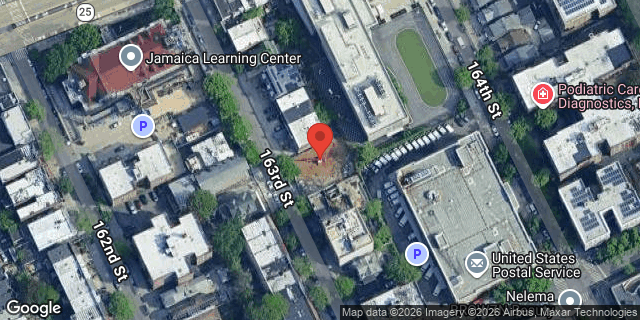 Aerial map of 88-29 163 STREET, Queens