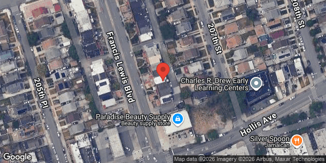 Aerial map of 109-33 FRANCIS LEWIS BLVD, Queens