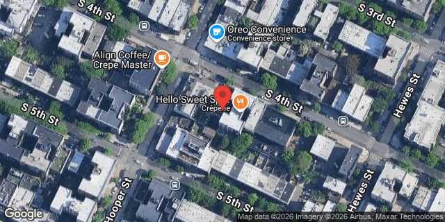 Aerial map of 376 SOUTH 4 STREET, Brooklyn