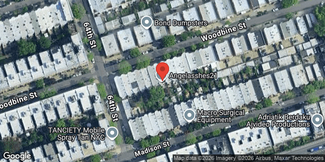 Aerial map of 64-14 WOODBINE STREET, Queens