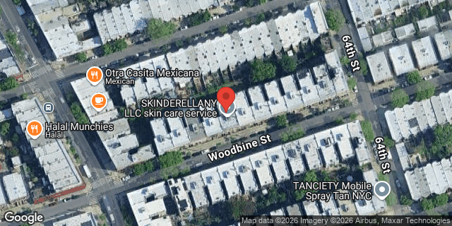 Aerial map of 61-27 WOODBINE STREET, Queens
