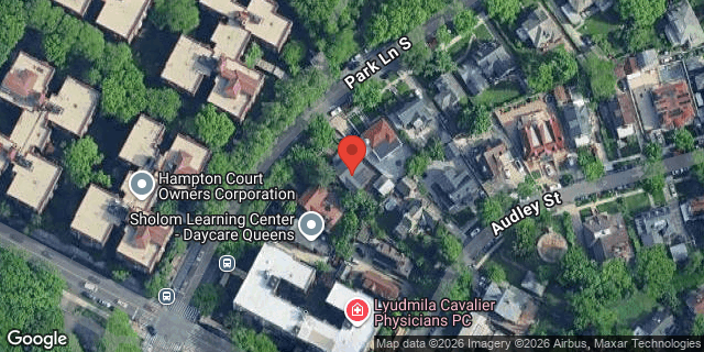Aerial map of 117-02 PARK LANE SOUTH, Queens