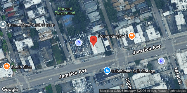 Aerial map of 179-11 JAMAICA AVENUE, Queens