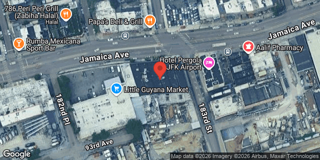 Aerial map of 182-30 JAMAICA AVENUE, Queens