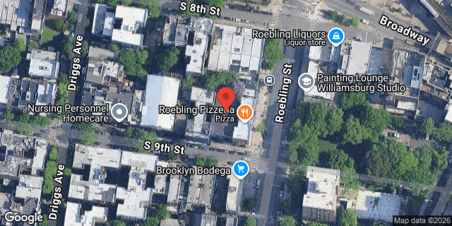 Aerial map of 195 SOUTH 9 STREET, Brooklyn