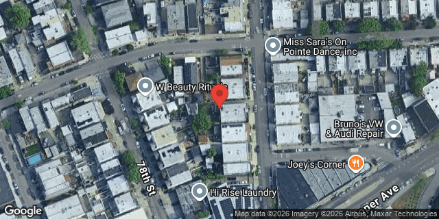 Aerial map of 69-38 79 STREET, Queens
