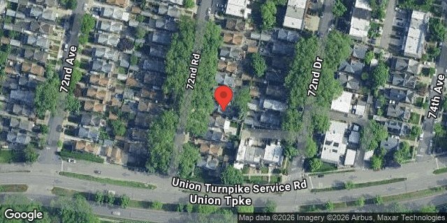 Aerial map of 96-14 72 ROAD, Queens