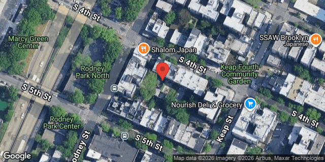 Aerial map of 314 SOUTH 4 STREET, Brooklyn