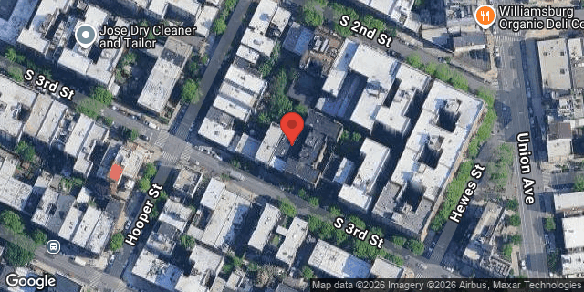 Aerial map of 381 SOUTH 3 STREET, Brooklyn