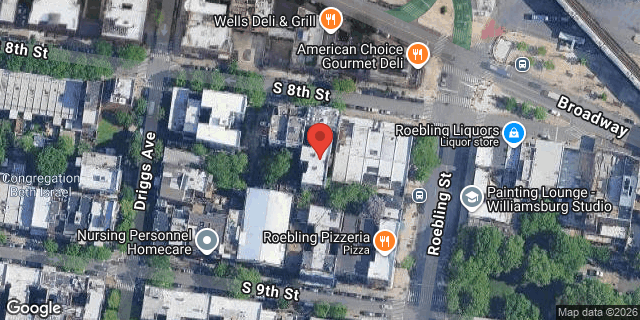 Aerial map of 190 SOUTH 8 STREET, Brooklyn