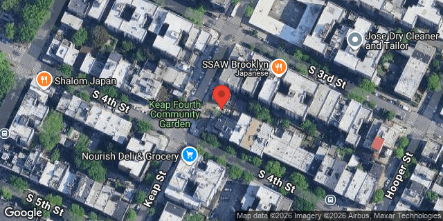 Aerial map of 346 KEAP STREET, Brooklyn