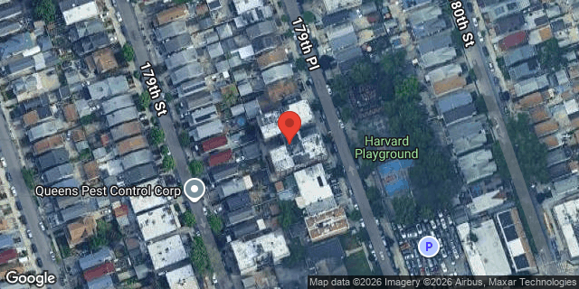 Aerial map of 90-60 179 PLACE, Queens
