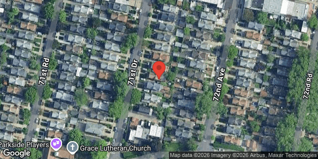 Aerial map of 93-26 71 DRIVE, Queens