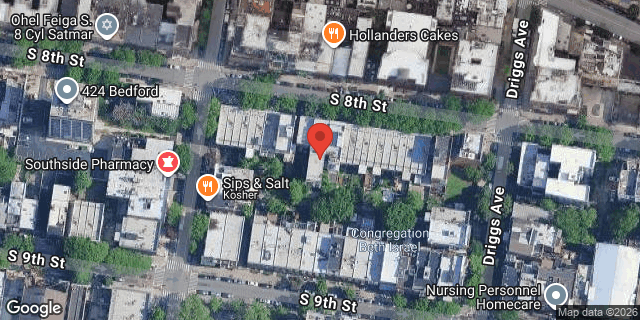 Aerial map of 148 SOUTH 8 STREET, Brooklyn