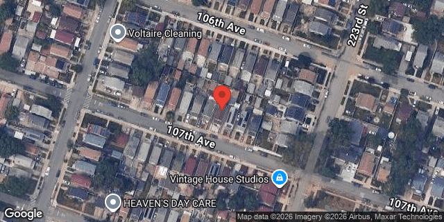 Aerial map of 221-27 107 AVENUE, Queens