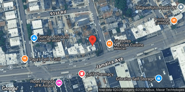Aerial map of 183-31 JAMAICA AVENUE, Queens