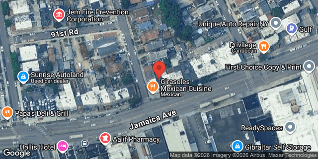 Aerial map of 184-03 JAMAICA AVENUE, Queens