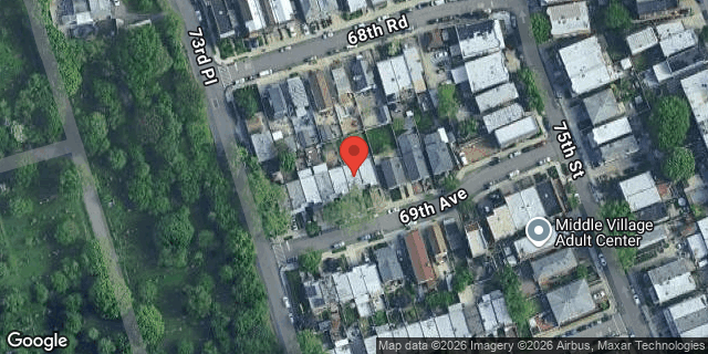 Aerial map of 73-11 69 AVENUE, Queens