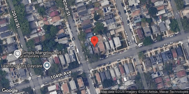 Aerial map of 202-05 104 AVENUE, Queens