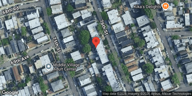 Aerial map of 68-48 76 STREET, Queens
